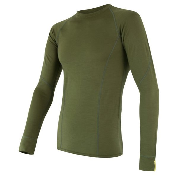 MERINO ACTIVE pánské triko dl.rukáv safari