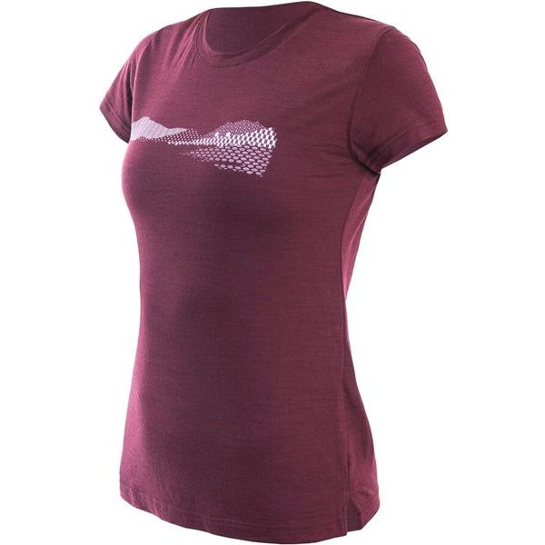 MERINO AIR PT HILLS dámské triko kr.rukáv red
