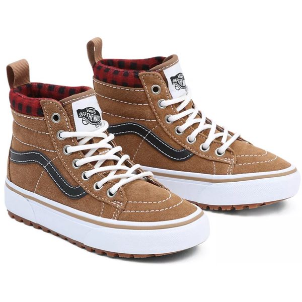 UY SK8-Hi MTE-1 PLAID, BROWN/BLACK