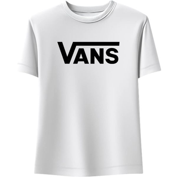 FLYING V CREW TEE, white