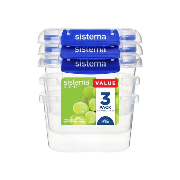 Klip It Plus 3 ks 2 klipy 400 ml