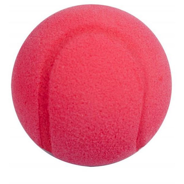 Míček SOFT molitanový s prolisem 7 cm - růžový