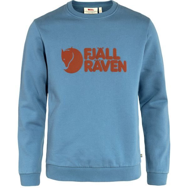 Fjällräven Logo Sweater M, Dawn Blue