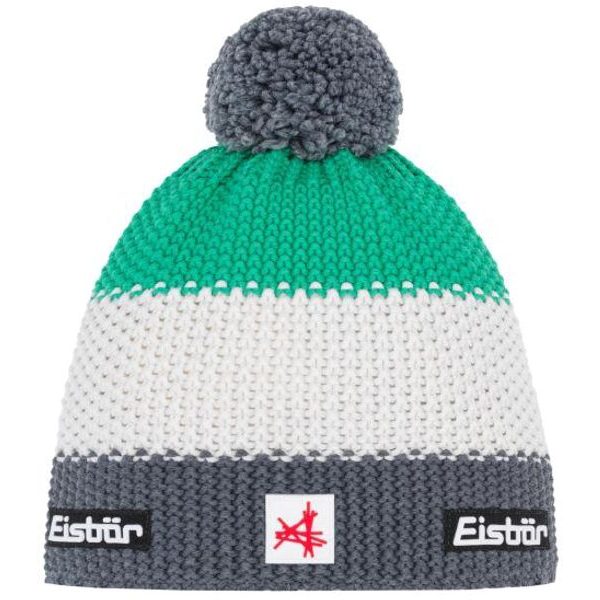 Star Pompon MÜ SA anthracite-white-mineral green