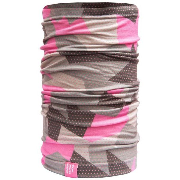 TUBE MERINO IMPRESS šátek multifunkční růžová/camo