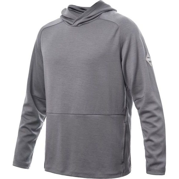 MERINO UPPER traveller pánská mikina s kapucí šedá