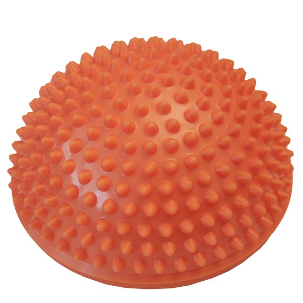 Masážní polokoule - 16 cm oranžová