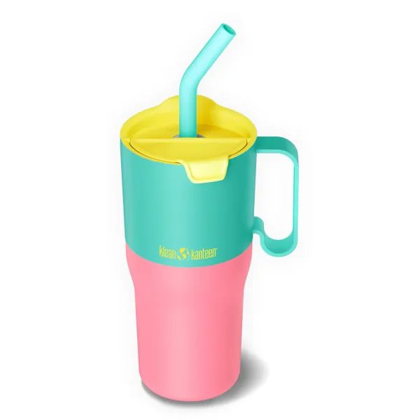 Rise Tumbler 769 ml (w/ Flip Straw Lid) - Turquoise Kaleidoscope