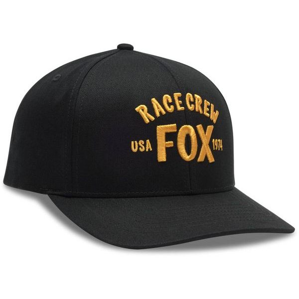 Slogan Snap Back Hat Black