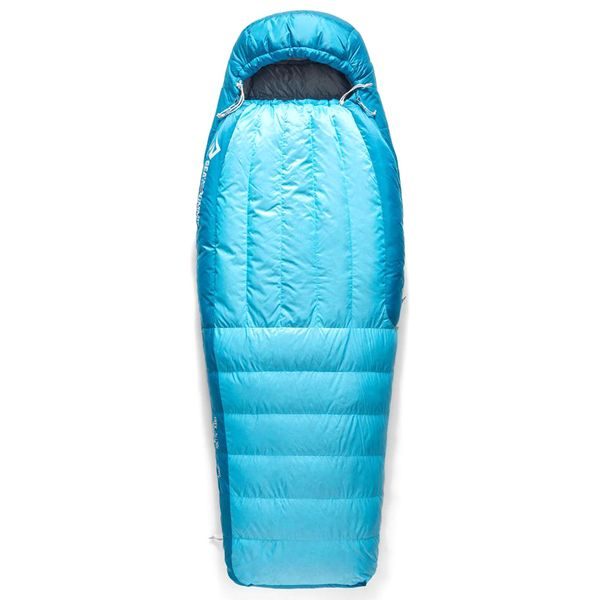 Trek Women's -1C Down Sleeping Bag Long Blue Atoll