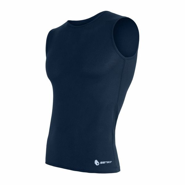 COOLMAX AIR pánské triko bez rukávů deep blue