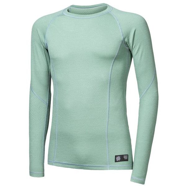 MERINO DF pánské triko dl.rukáv basil green