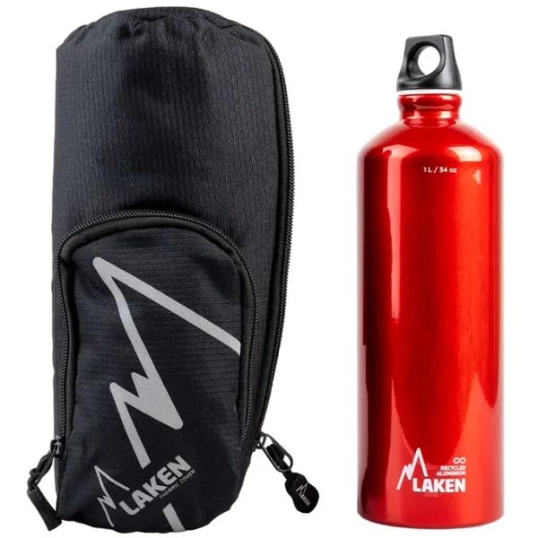 Futura 1000 ml červená, termoobal, popruh