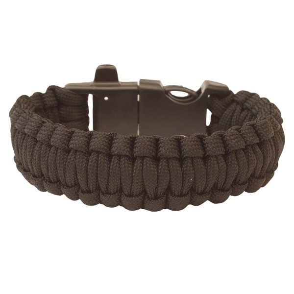 Paracord - trojzubec, píšalka, křesadlo černý