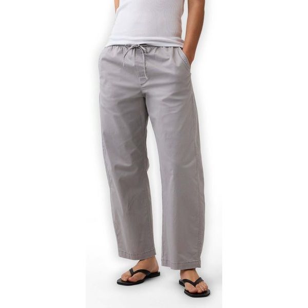 874425-03 Khaki kalhoty High Rise easy barrel Šedá