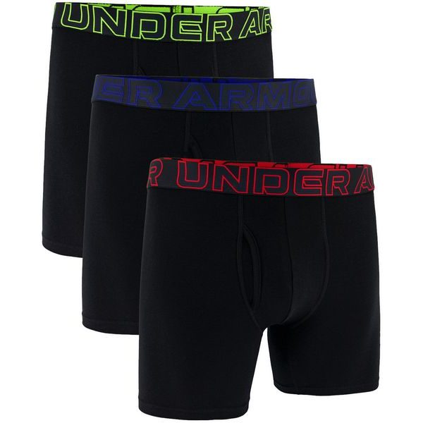 M UA Perf Cotton 6in (3ks) černá-004