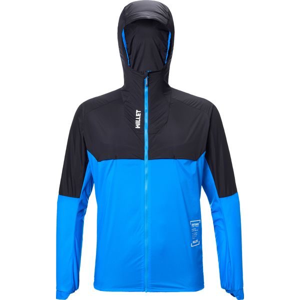 INTENSE WINDBREAKER JKT M BLACK/ICON BLUE