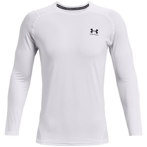 UA HG Armour Fitted LS, White