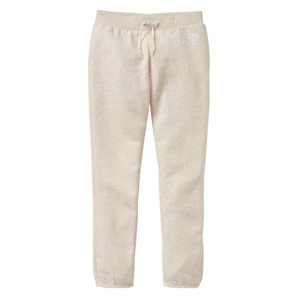 699662-14 Dětské tepláky GAP logo joggers Smetanová