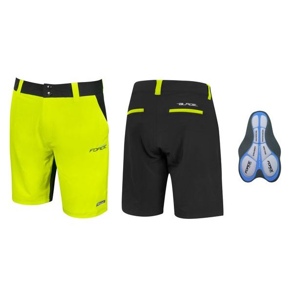 BLADE MTB s vložkou,černo-fluo