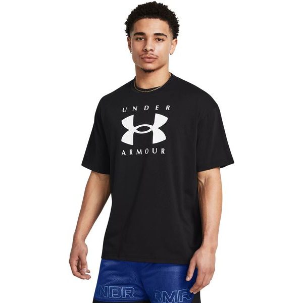 UA M HW OS Branded SS black