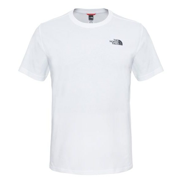 M S/S RED BOX TEE TNF WHITE