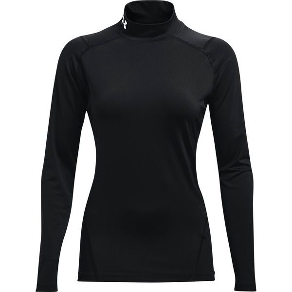 UA HG Armour Comp Mock LS-BLK