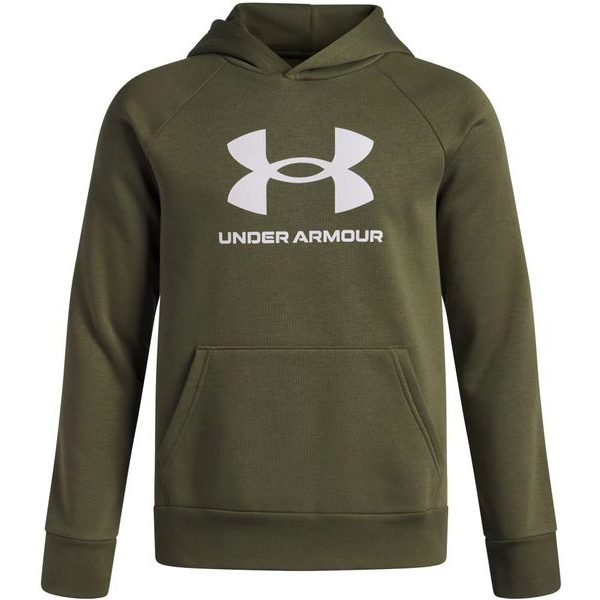 UA Rival Fleece BL Hoodie-GRN