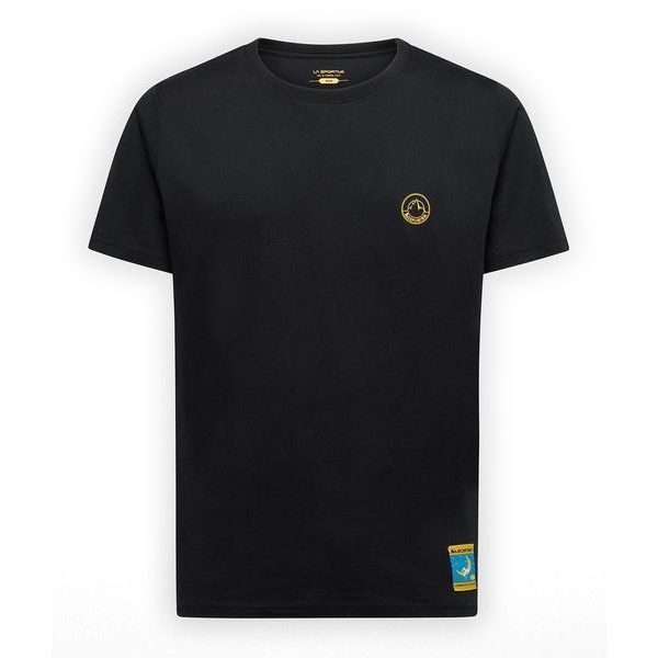 Climbing on the Moon T-Shirt M Nero/Giallo