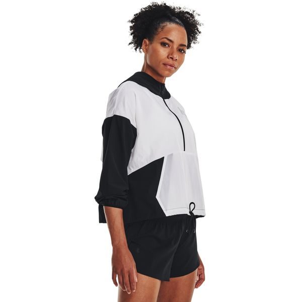 Woven Graphic Jacket, black