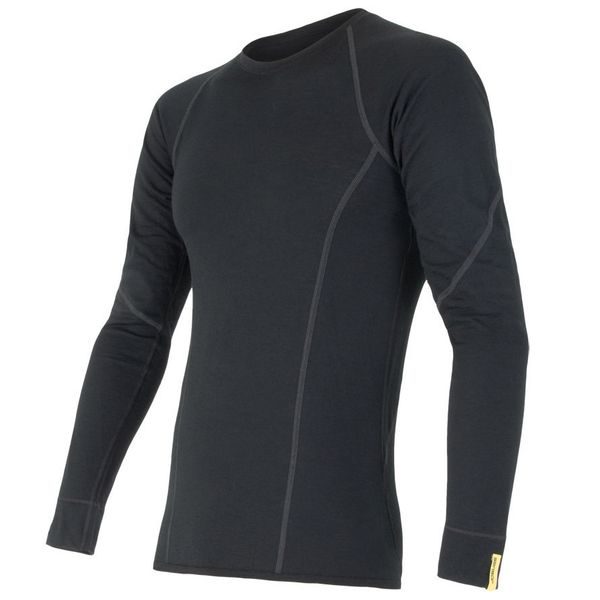 MERINO ACTIVE pánské triko dl.rukáv, černá