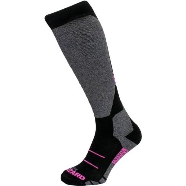 Wool Sport Junior ski socks black/red