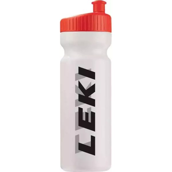 Drinking Bottle LEKI, transparent-bright red