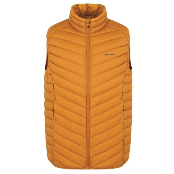 Pánská péřová vesta Dresles M mustard