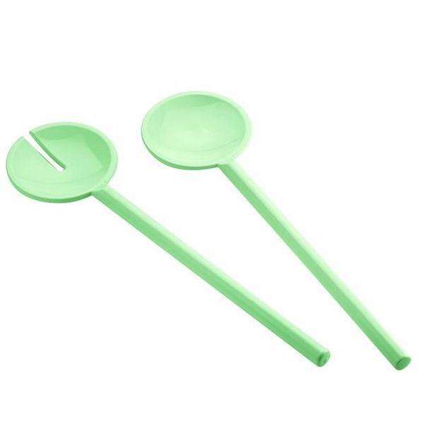 Salad serving cutlery Tiffany light green