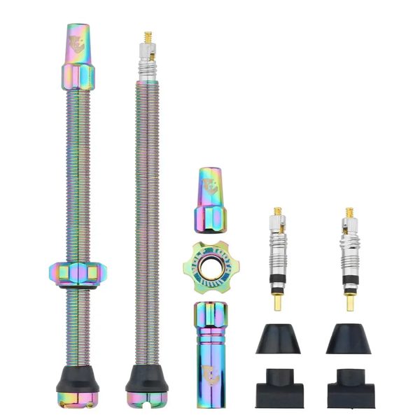 Tubeless Valve Stem Kit 80mm oil slick