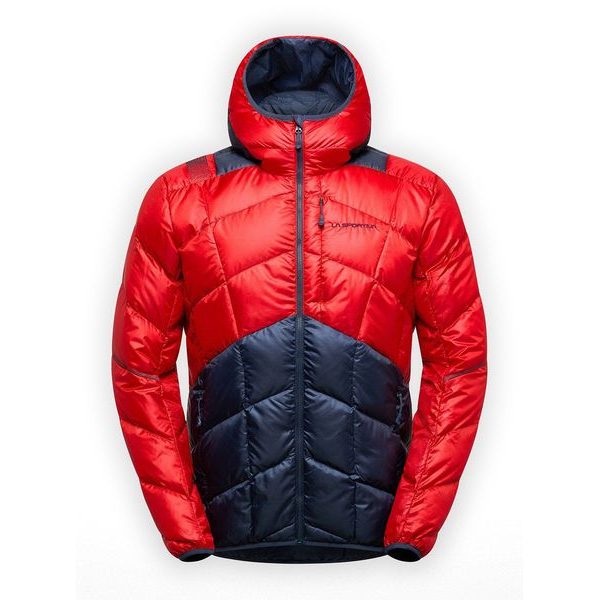 Pinnacle Down Jkt M Mountain Red / Night Sky
