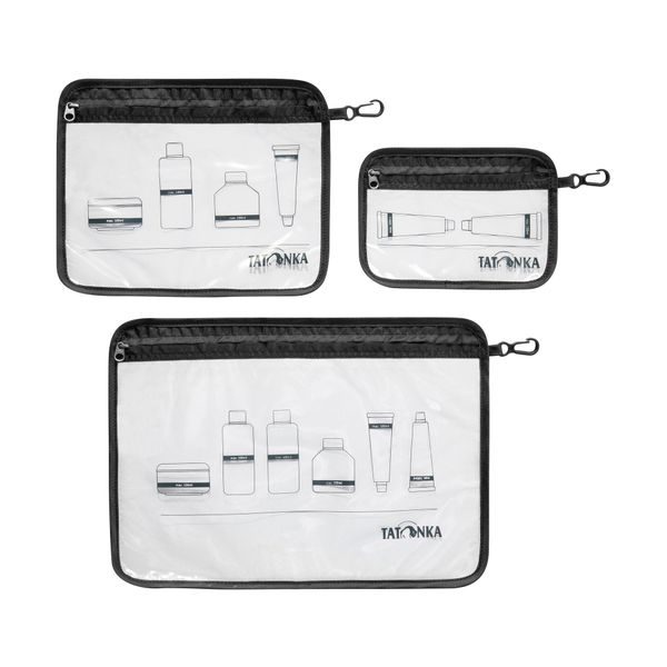 ZIP FLIGHT BAG SET, black
