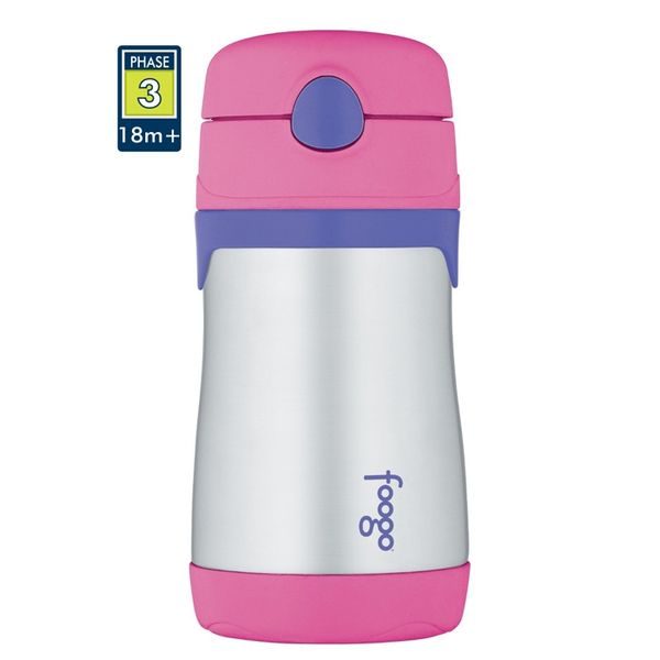 Kojenecká termoska 290 ml růžová