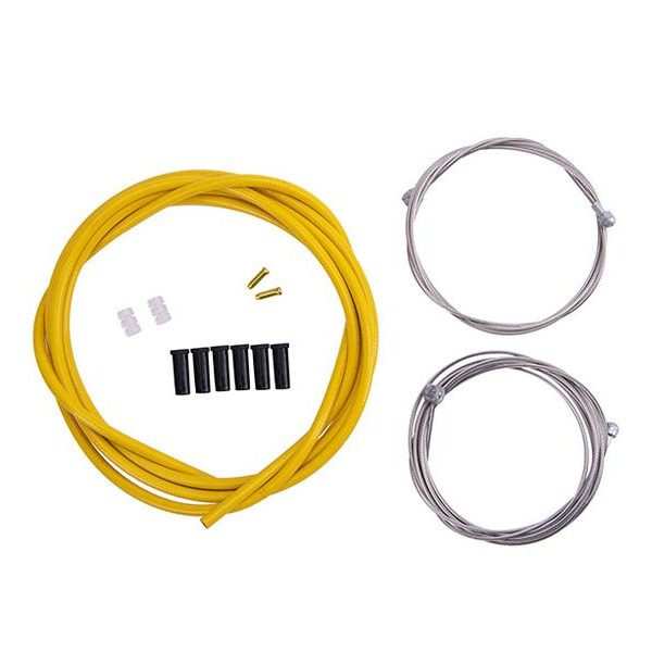 Brakecab. Set Neostop+ Steel Fr+Rear Compl yell.