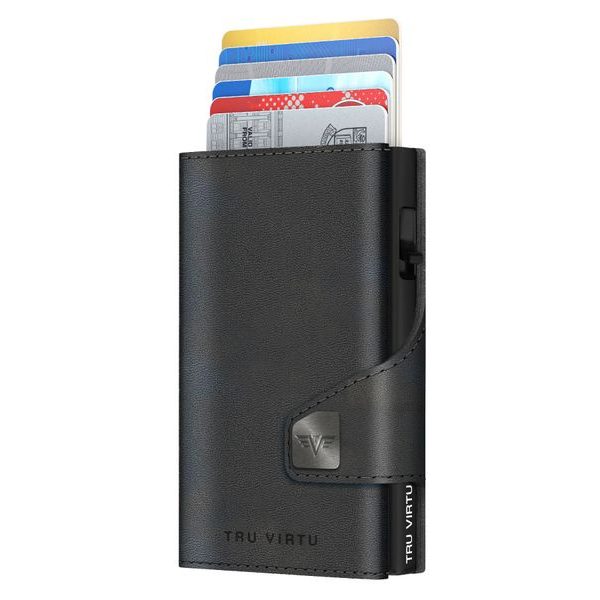 Wallet Click & Slide - recyklovaný PET Bio Corn Black / Black