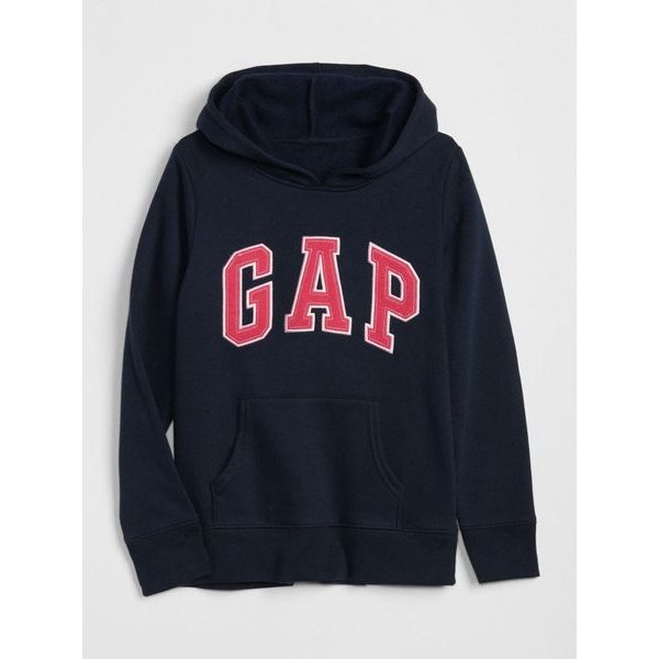 849381-10 Dětská mikina GAP logo Tmavě modrá