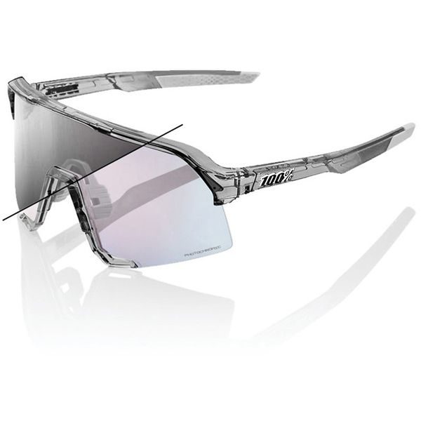 S3 - Polished Translucent Grey - Rose Gold Mirror Photochromic Lens