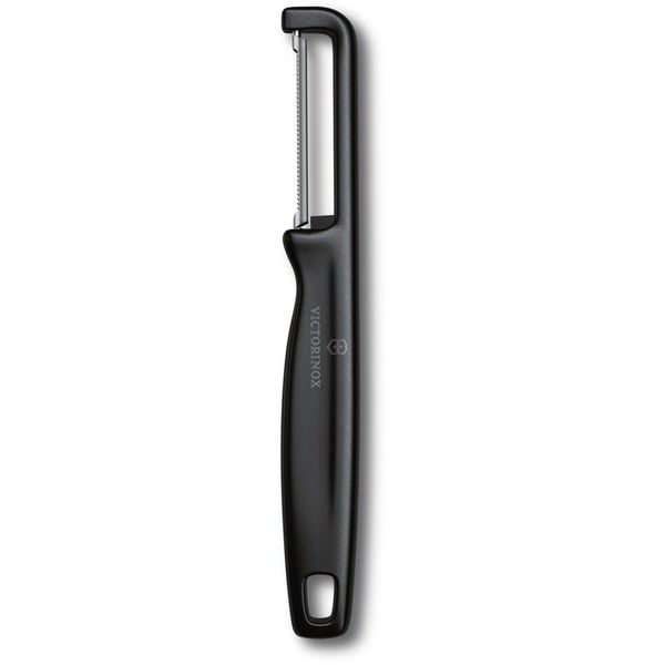 Iota scraper with serrated blade black