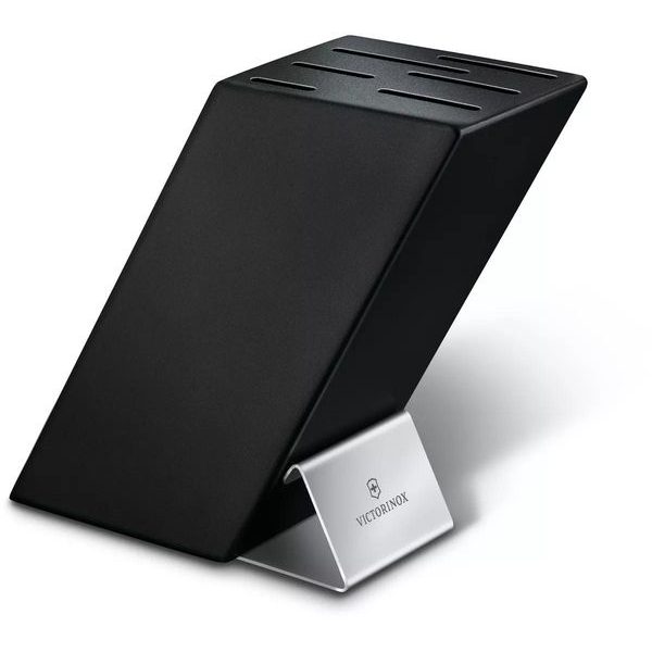 Swiss Modern, cutlery block, beechwood black, empty