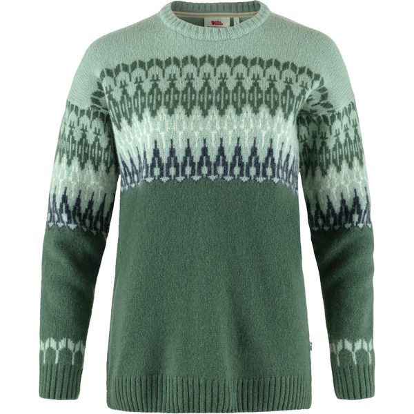 Övik Path Knit W, Deep Patina-Misty Green