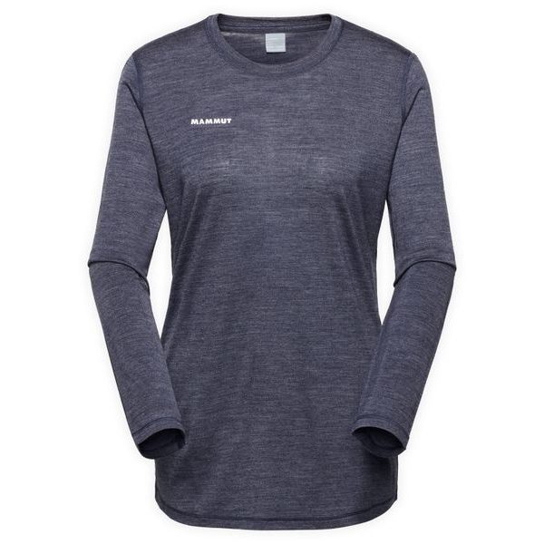 Tree Wool FL Longsleeve Women marine melange