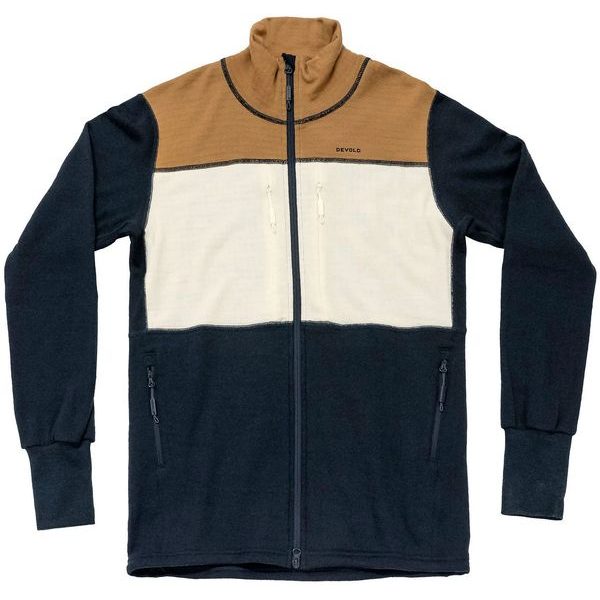 Egga Grid Merino Jkt Man Wheat/Raw White/Ink