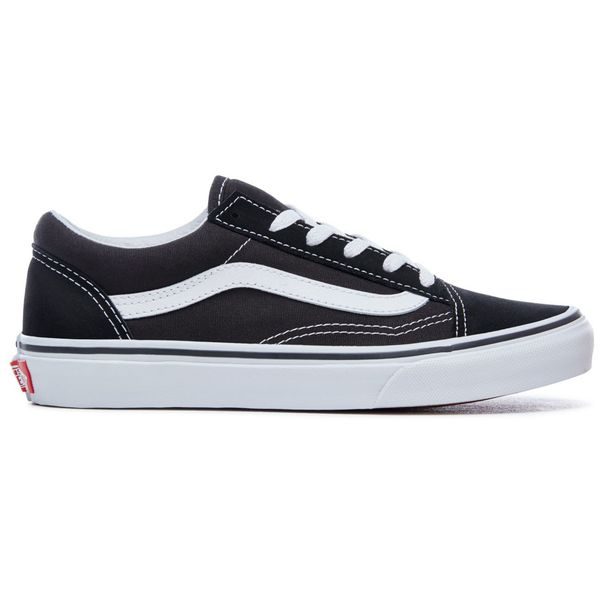 KIDS OLD SKOOL SHOES (4-8 years), Black-True White
