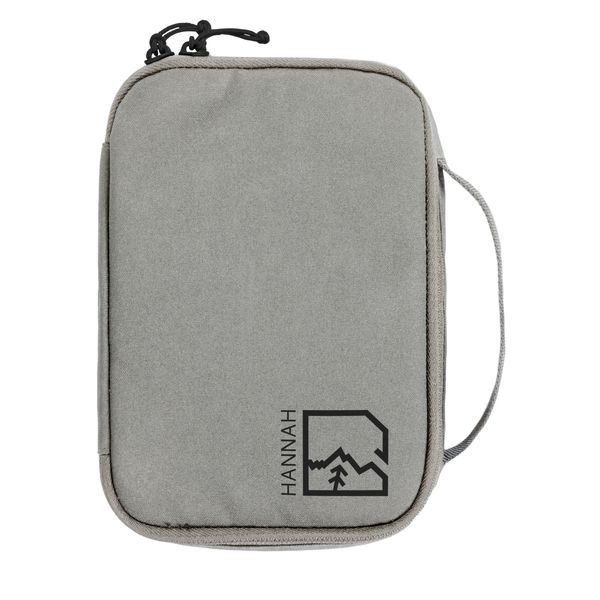 Travel case, silver sage